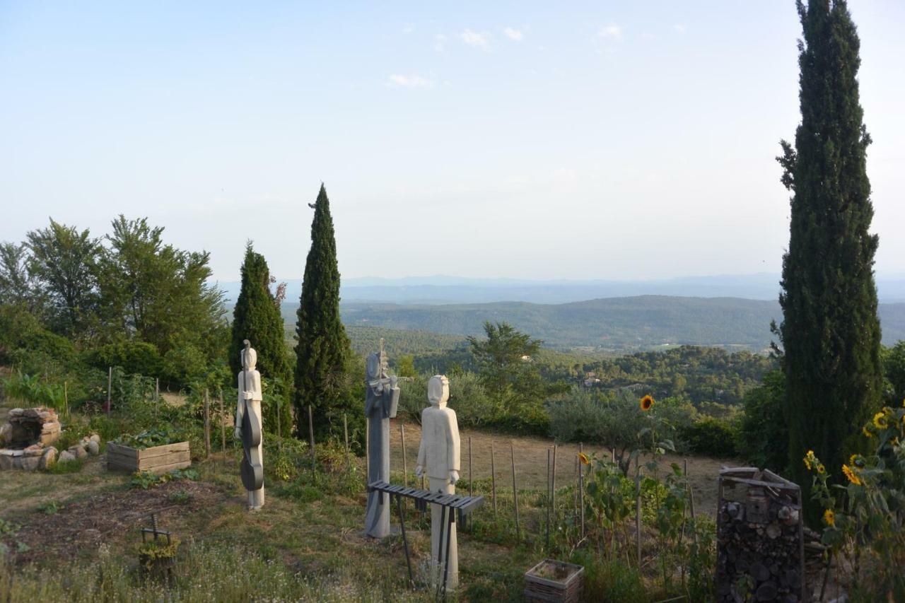 Villa Bastide Des Ribias Aups Exterior foto